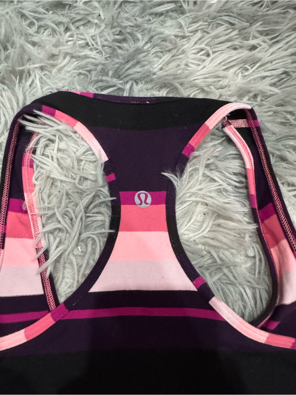 Lululemon Striped Racerback Tank - Picture 3 of 3